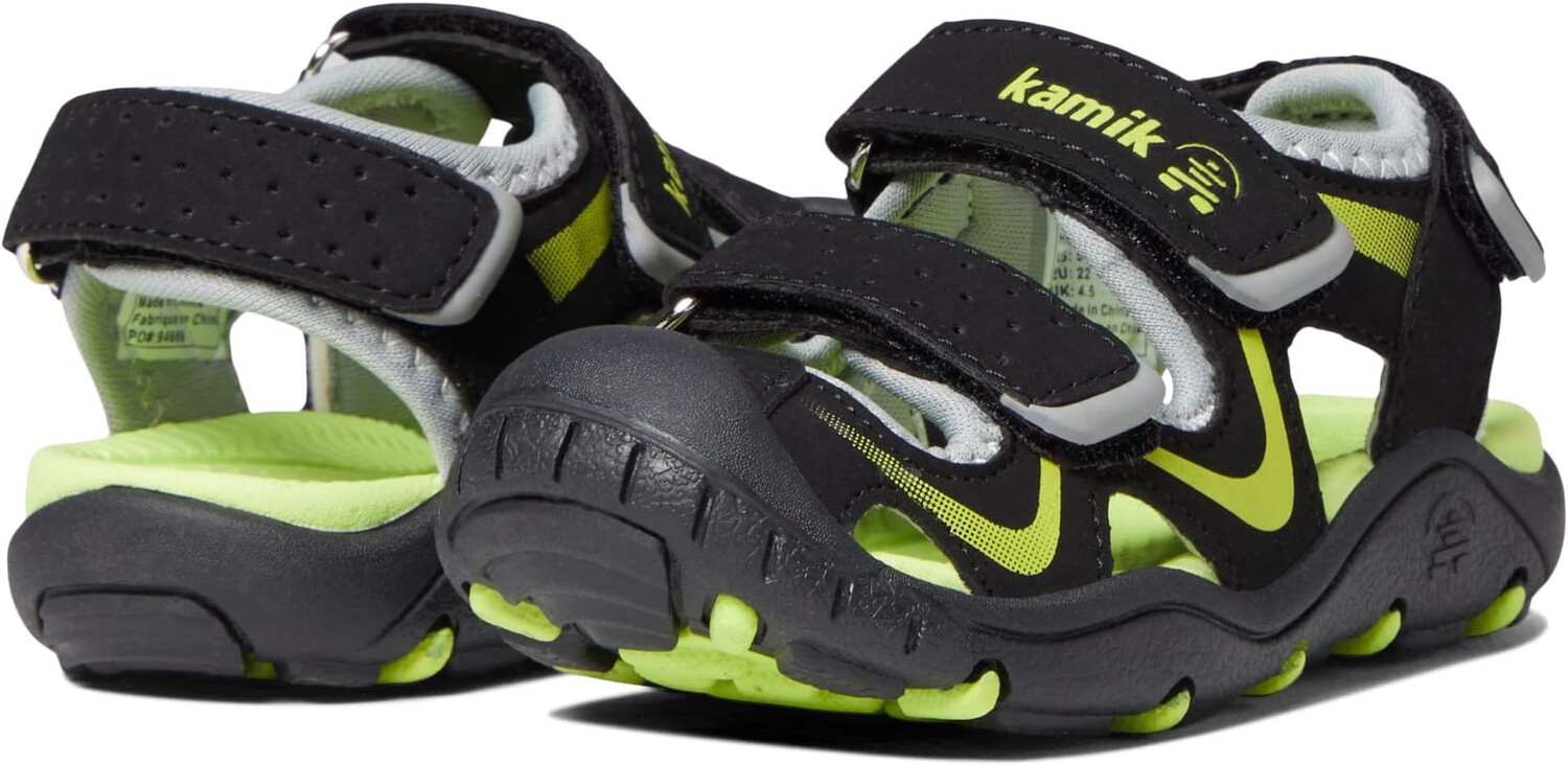 

Сандалии Wander Kamik, цвет Black/Lime