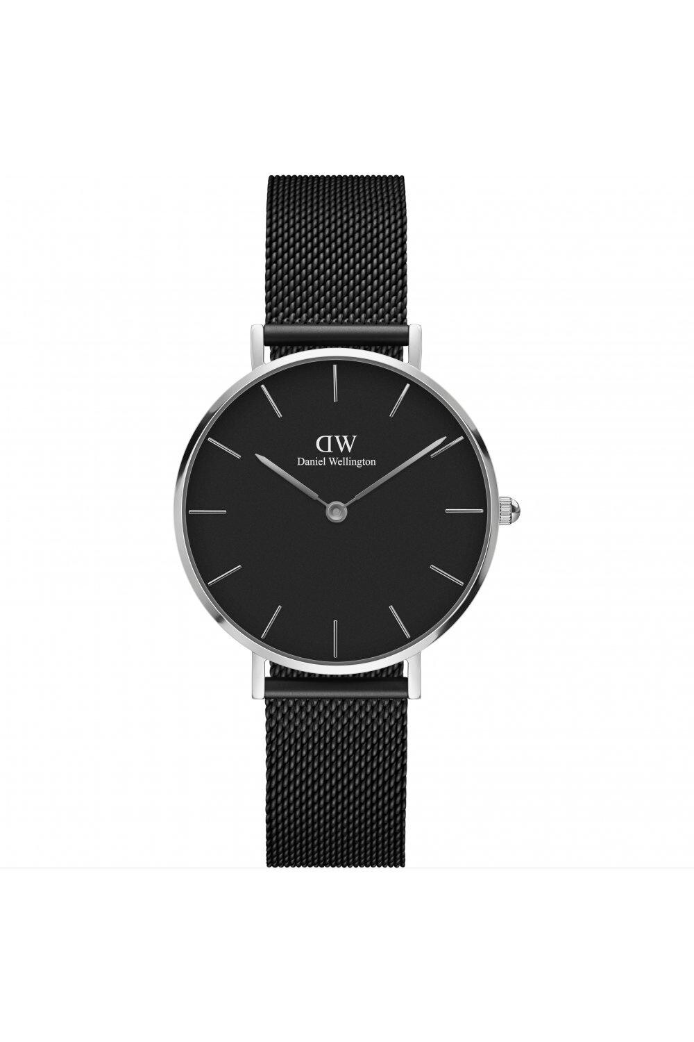 

Классические кварцевые часы Petite 32 Ashfield из нержавеющей стали — Dw00100202 Daniel Wellington, черный