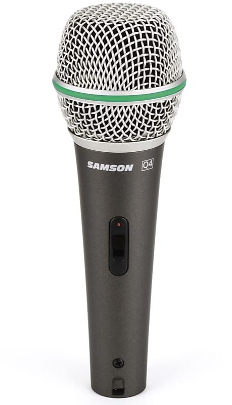 Динамический вокальный микрофон Samson Q4 Dynamic Vocal Microphone динамический вокальный микрофон akg p5i high performance dynamic vocal microphone