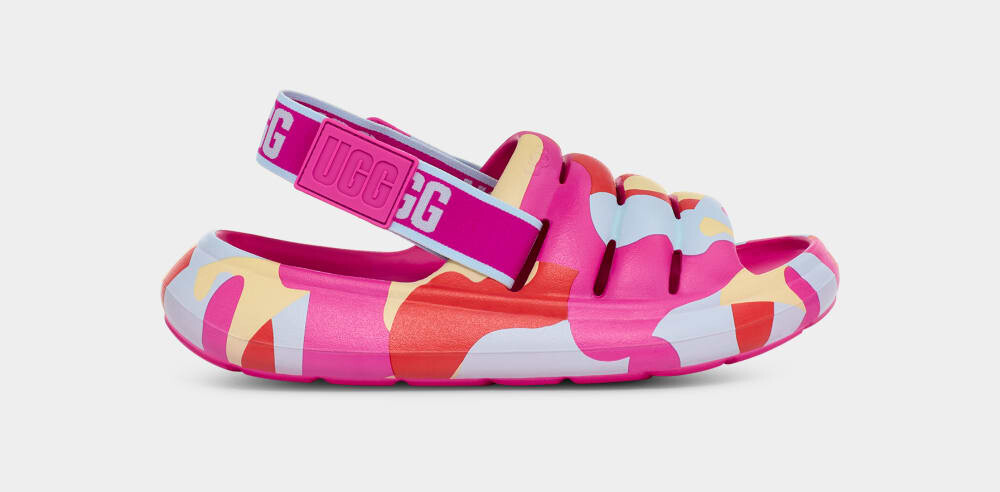 

Сандалии Sport Yeah Slide Camopop UGG, розовый