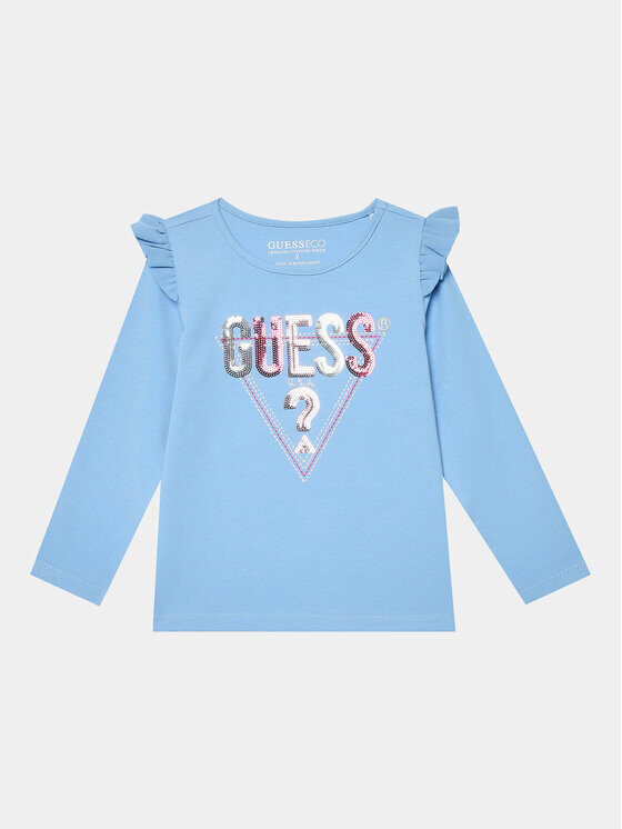 

Блуза стандартного кроя Guess, синий