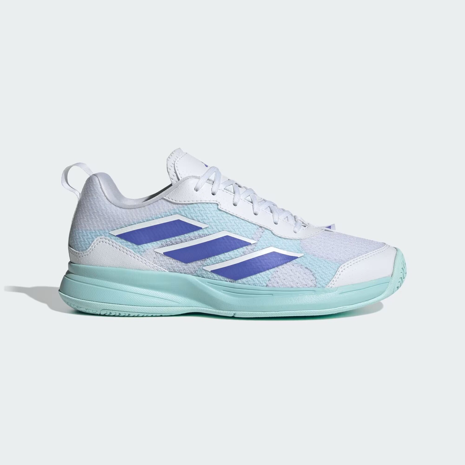 

Низкие теннисные туфли Avaflash Adidas, цвет Cloud White/Cobalt Blue/Semi Flash Aqua