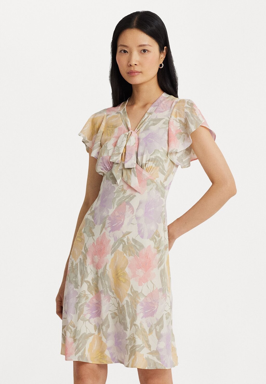 

Дневное платье LAHURDE SHORT SLEEVE DAY DRESS Lauren Ralph Lauren, цвет cream multi