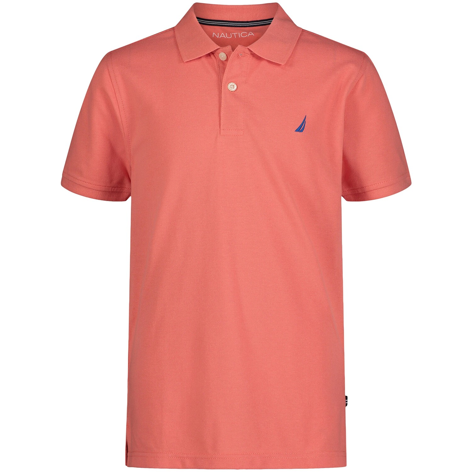 

Однотонная футболка-поло Nautica для мальчиков (8–20), цвет Rose Coral