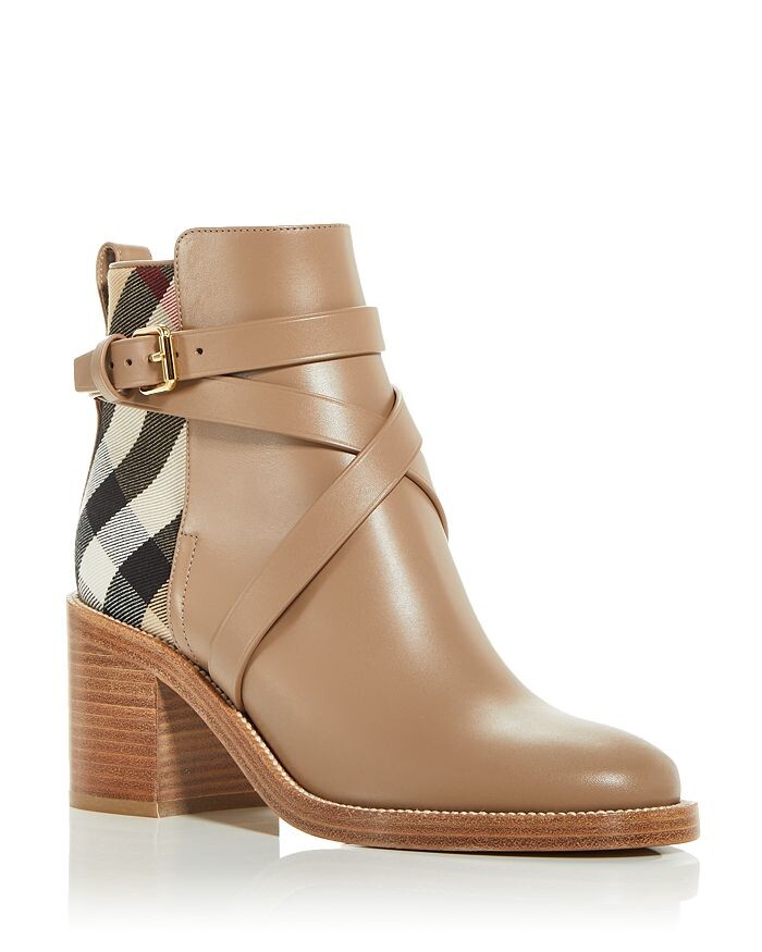 

Женские ботильоны New Pryle на блочном каблуке Burberry