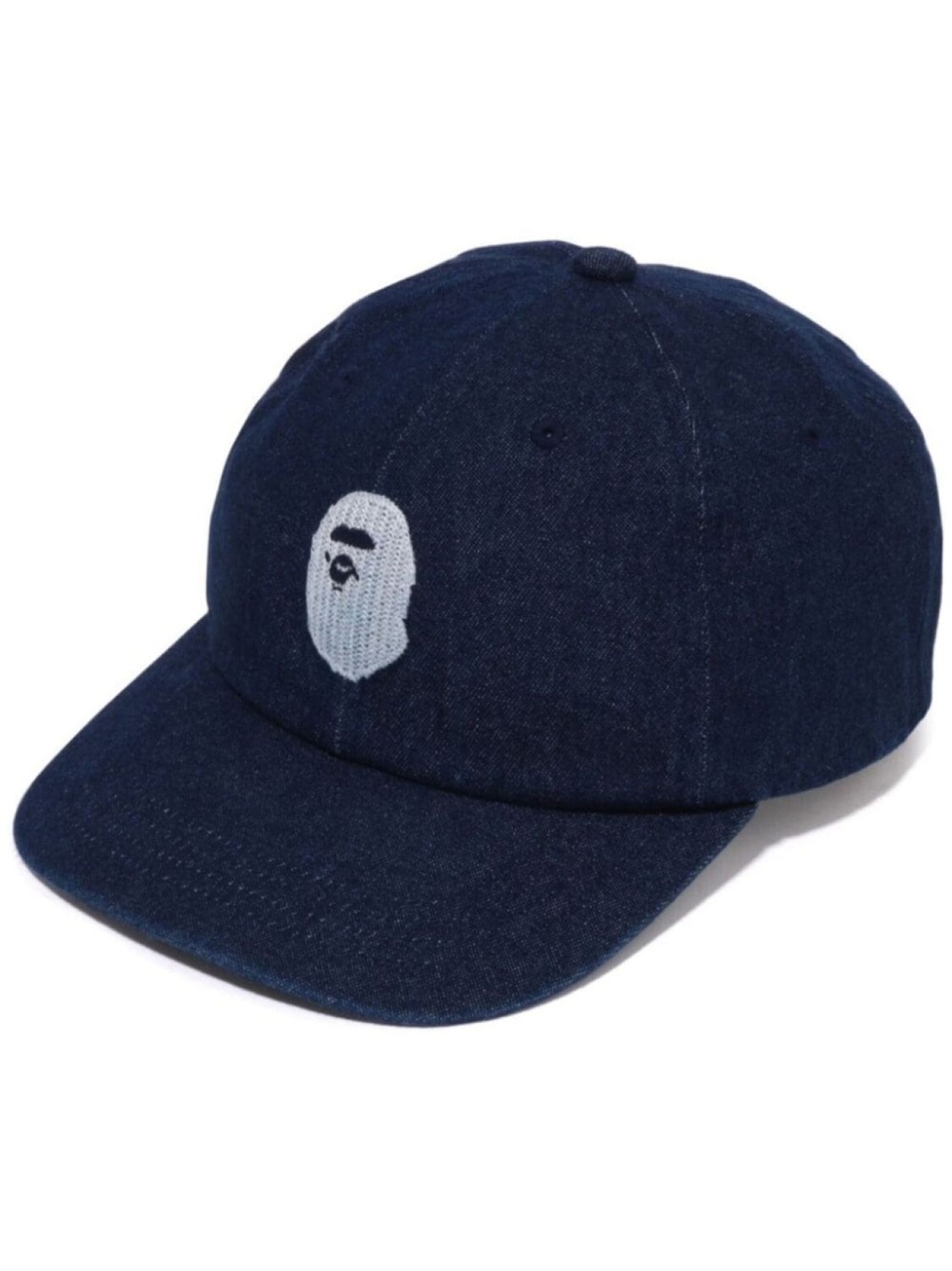 

A Bathing Ape джинсовая кепка с логотипом, синий