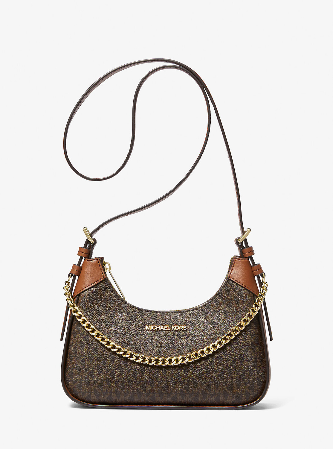 

Маленькая сумка через плечо с фирменным логотипом Wilma Michael Kors, коричневый