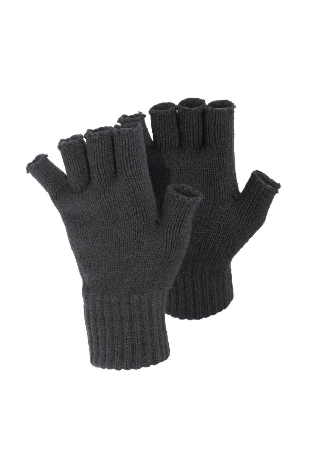 цена Зимние перчатки без пальцев Floso, серый