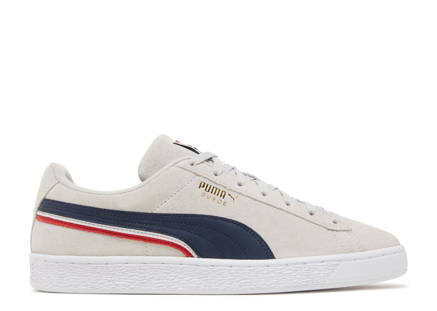 Кроссовки Puma Suede 'Triplex - Grey Violet New Navy', серый силиконовый чехол золотые соты на сером на huawei p20 pro хуавйе п20 про