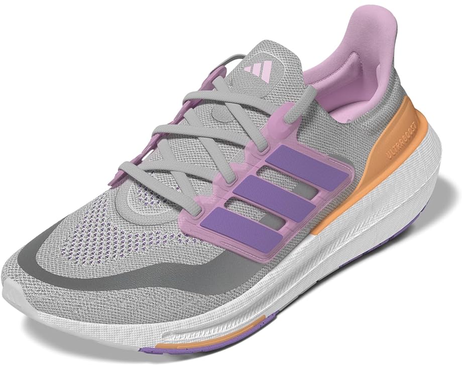 Кроссовки adidas Running Ultraboost Light, цвет Grey/Violet Fusion/Acid Orange