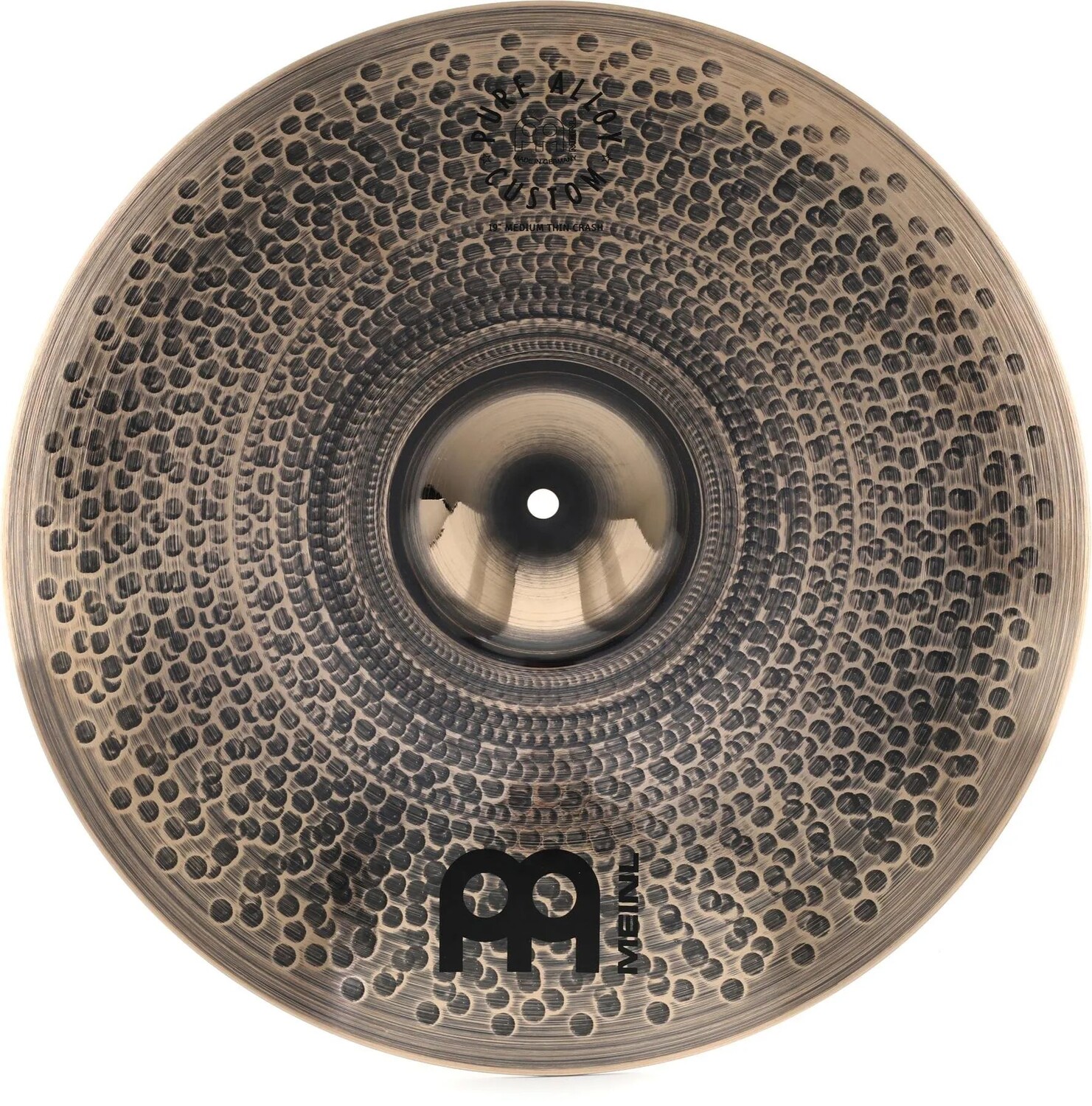 

Тарелки Meinl 19-дюймовые тарелки Crash Custom Medium Thin из чистого сплава