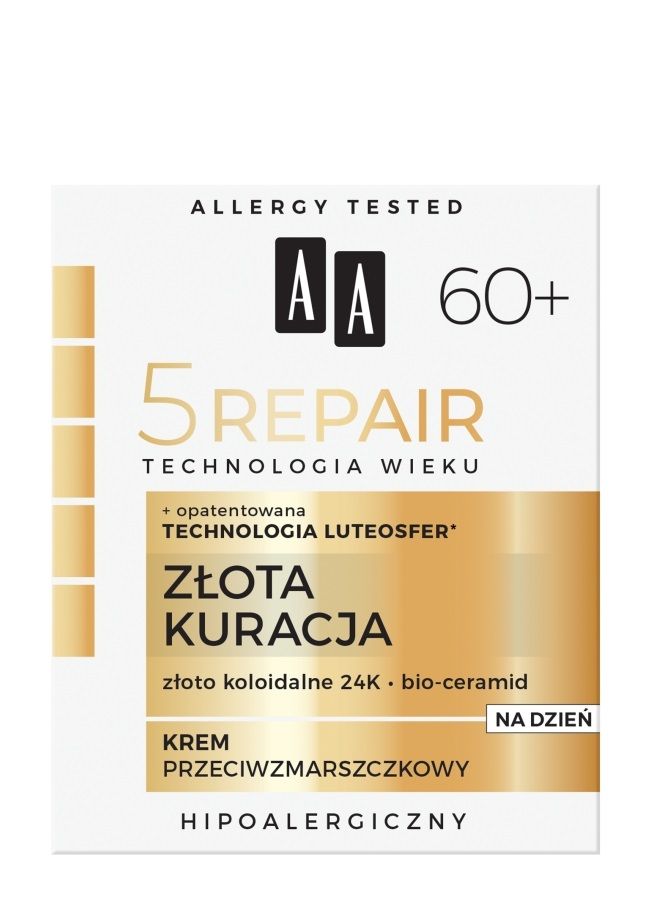 AA Technologia Wieku 5Repair 60+ Złota Kuracja дневной крем для лица, 50 ml