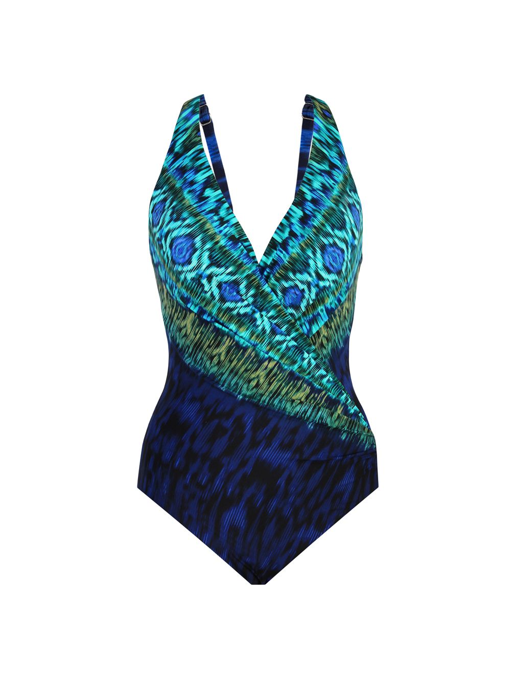 

Слитный купальник Alhambra с запахом Miraclesuit Swim, синий