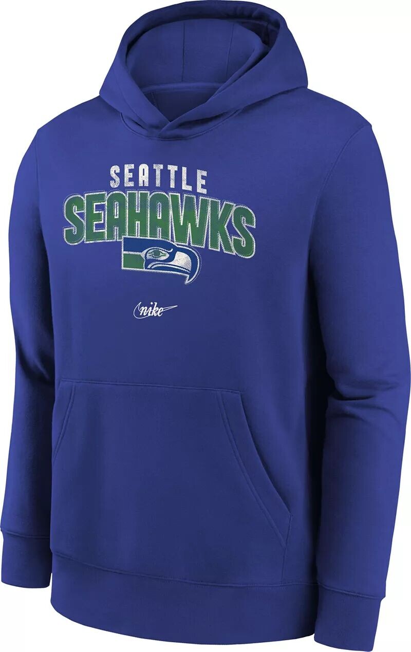

Толстовка Nike Youth Seattle Seahawks Rewind Shout Royal