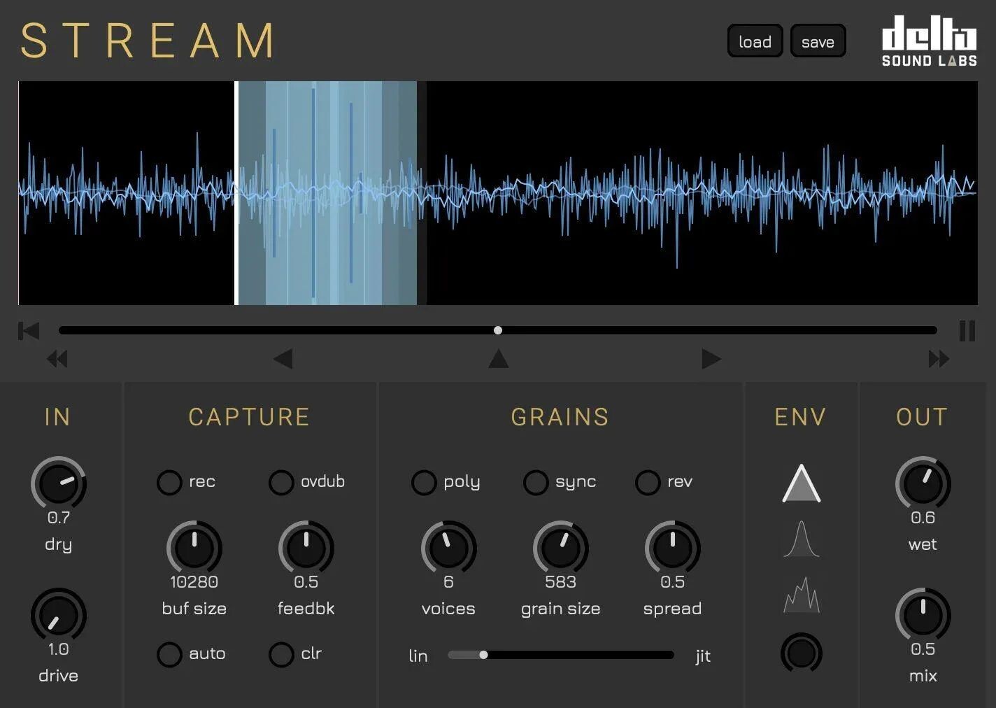 

Плагин Delta Sound Labs Stream Granular Sampler