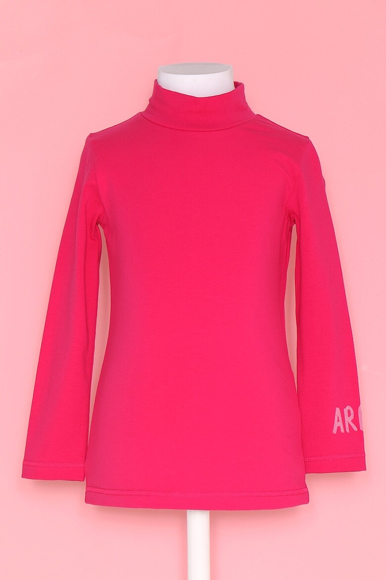 

Хлопковая блузка со средним высоким воротником Agatha Ruiz De La Prada, розовый