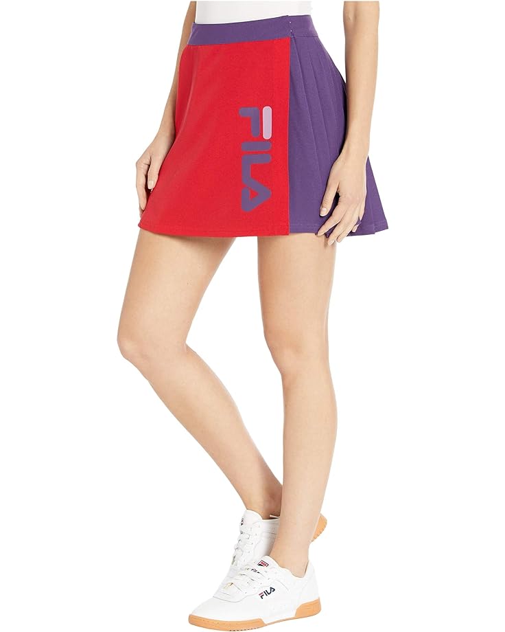 Юбка Fila Asami Skirt, цвет Chinese Red/Crown Purple/Black кроссовки ewing 33 white black chinese red