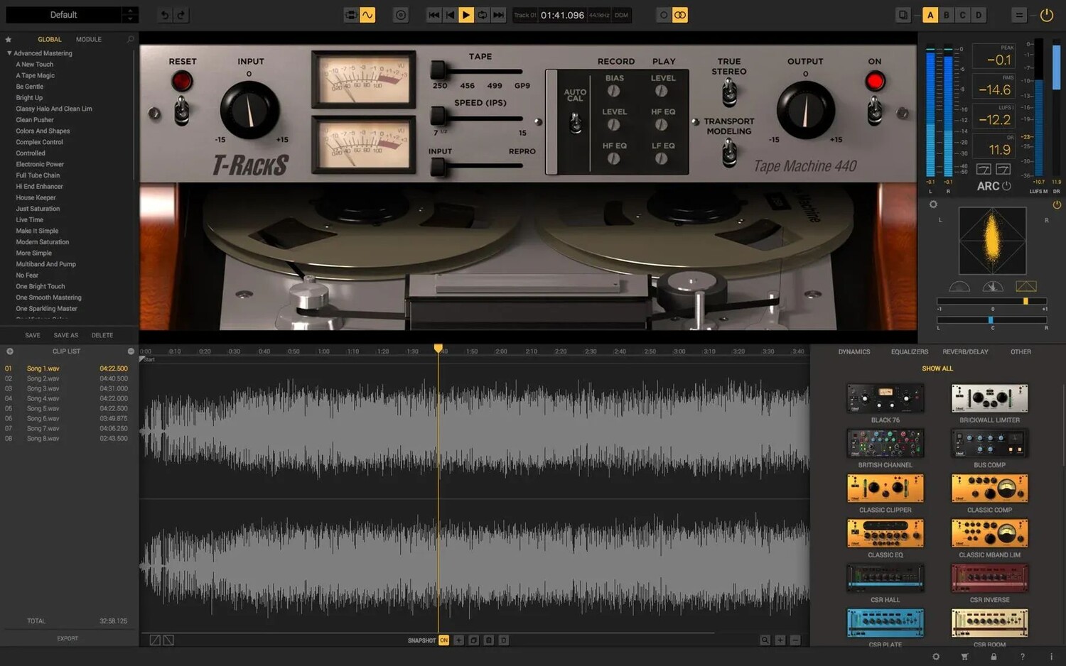 

Ленточные машины IK Multimedia T-RackS 440