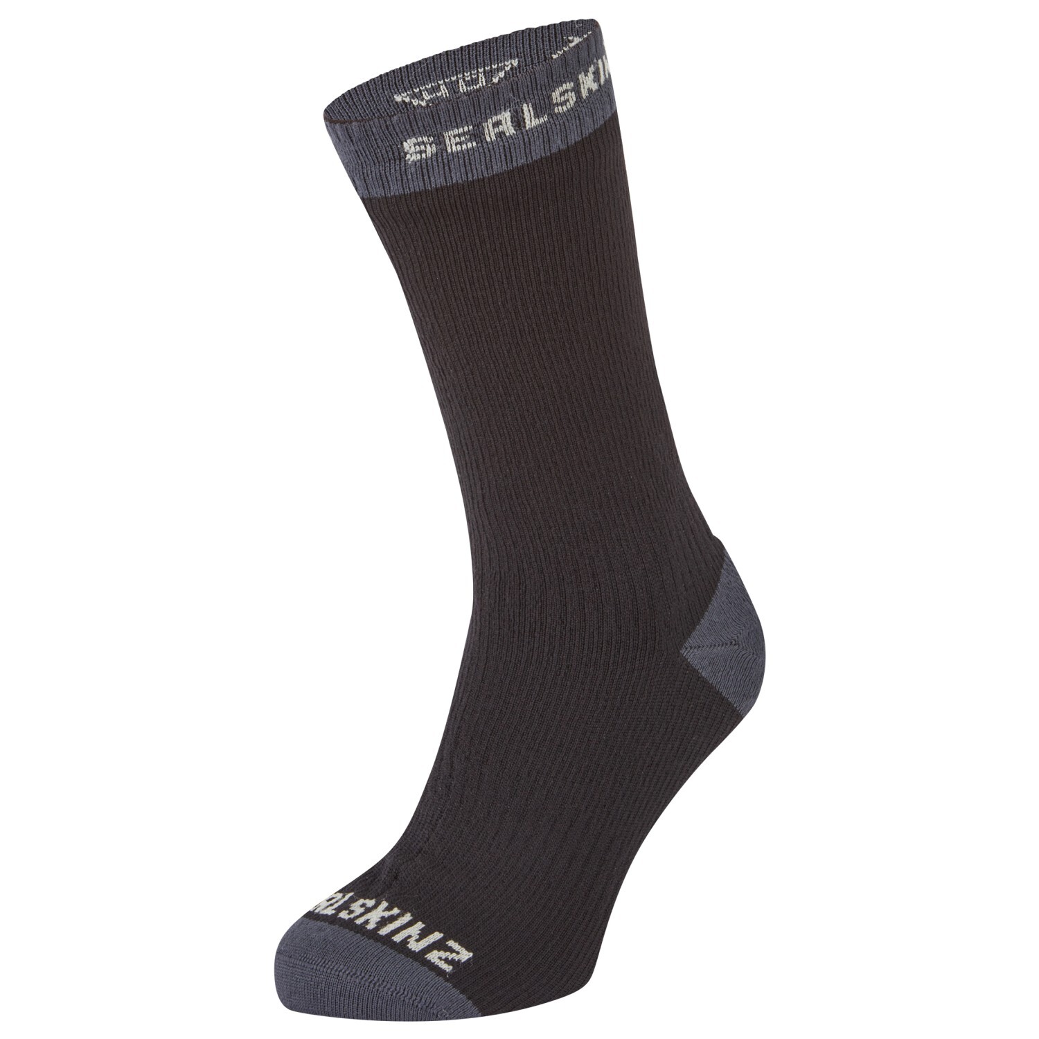 

Велосипедные носки Sealskinz Wiveton, цвет Black/Grey, Серый