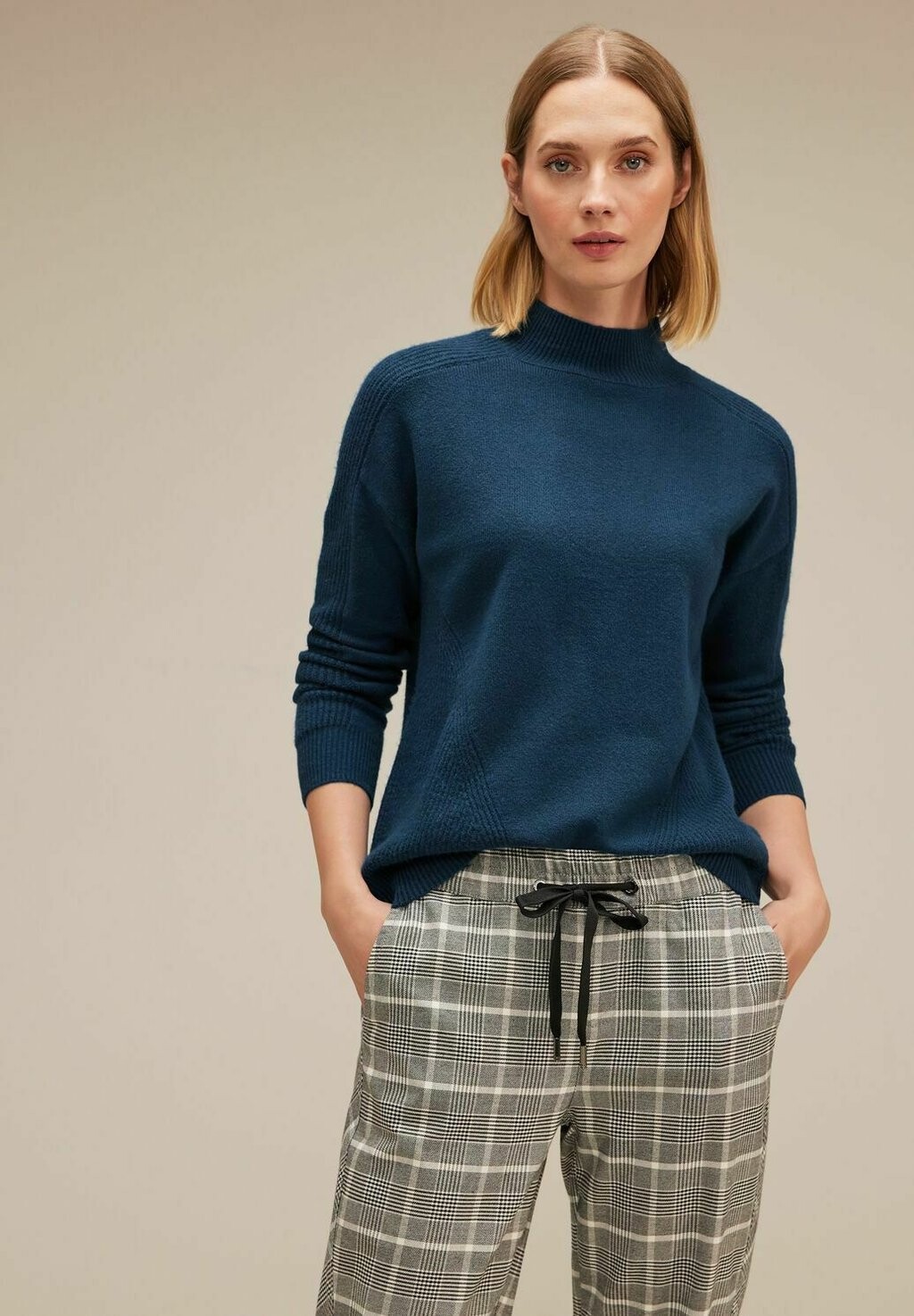 

Вязаный свитер Street One, цвет blau