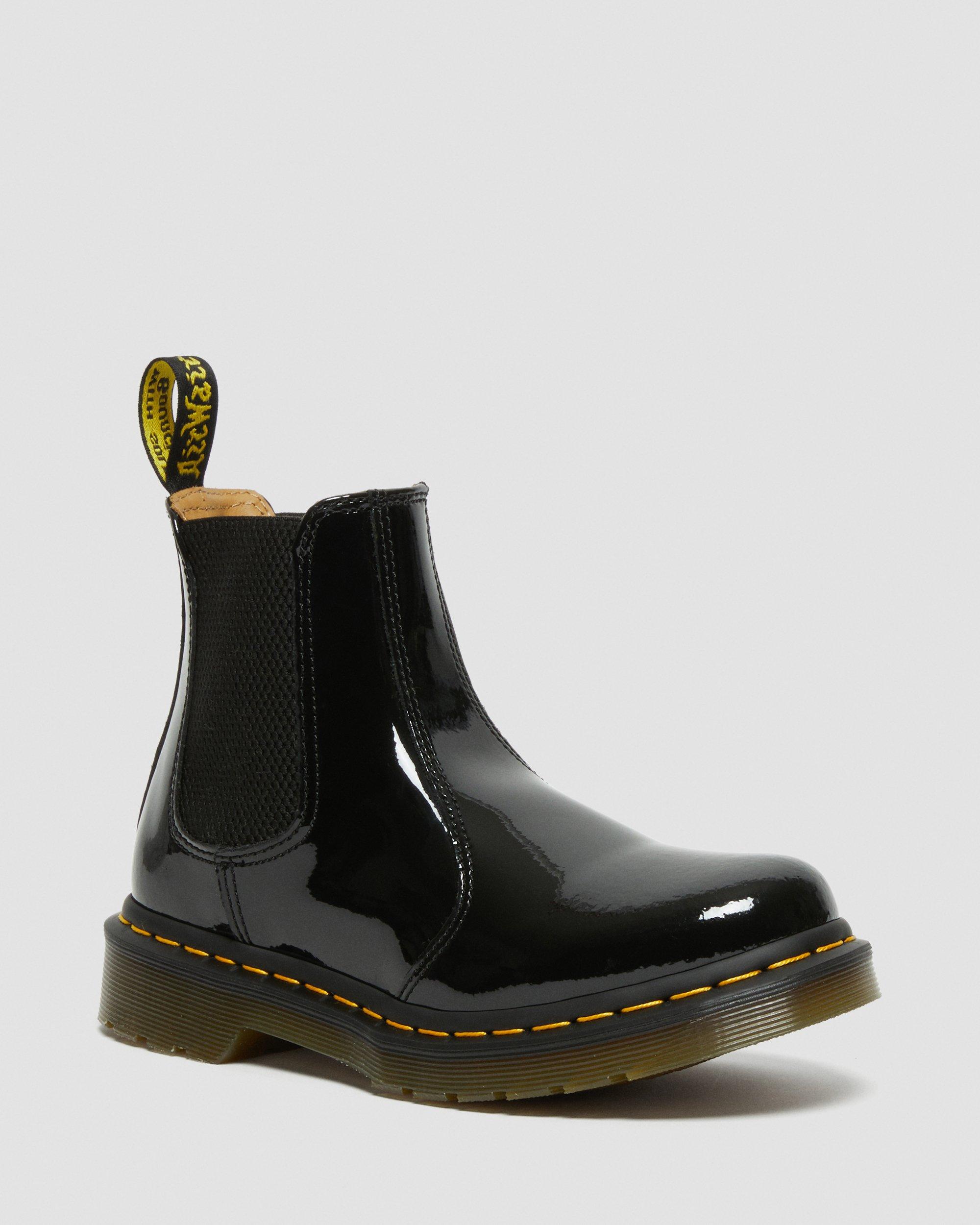 2976 Женские лакированные ботинки челси Dr. Martens