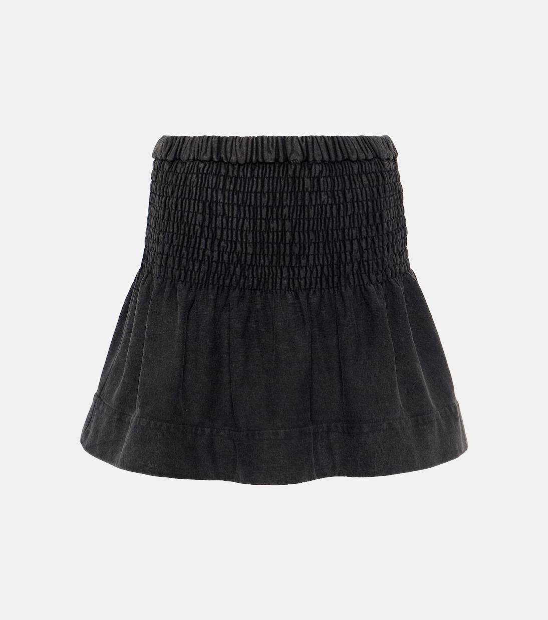 Мини-юбка pacifica со сборками Marant Etoile, черный мини юбка с цветочным принтом marant etoile черный