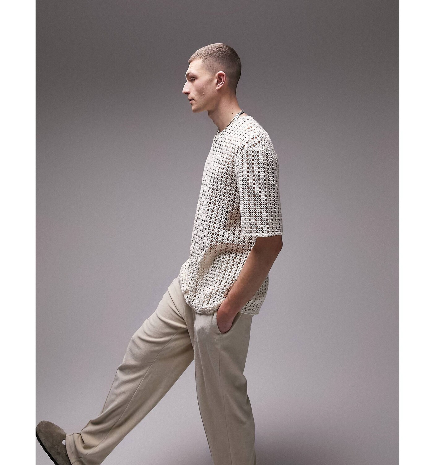 

Темно-коричневая футболка свободного кроя Topman Festival