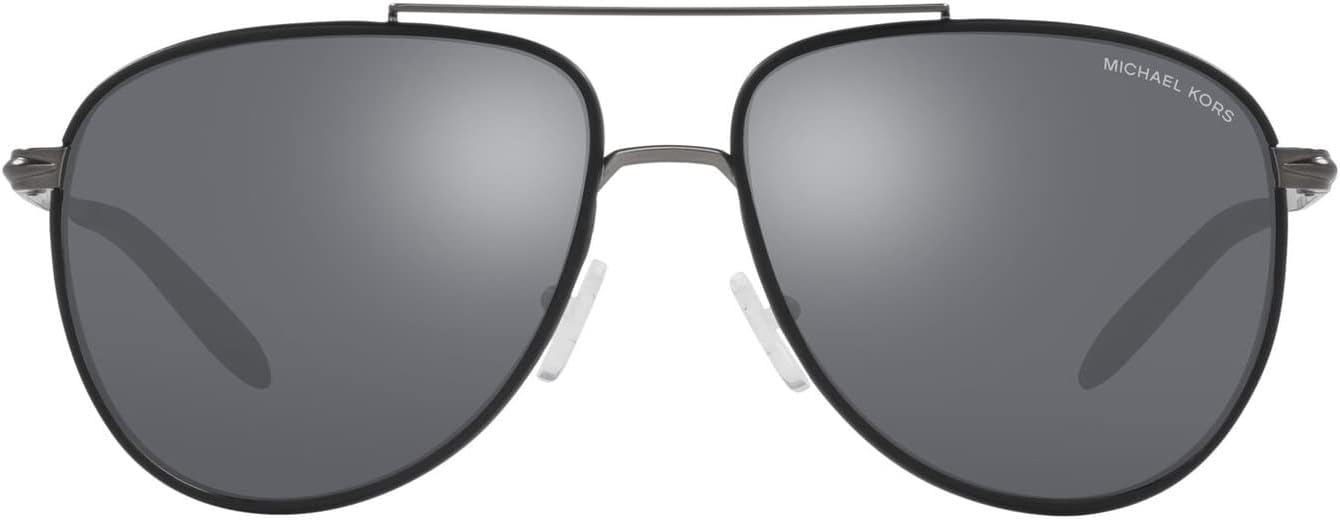 Солнцезащитные очки MK1132J Saxon Michael Kors, цвет Matte Gunmetal/Gunmetal Mirrored цена и фото