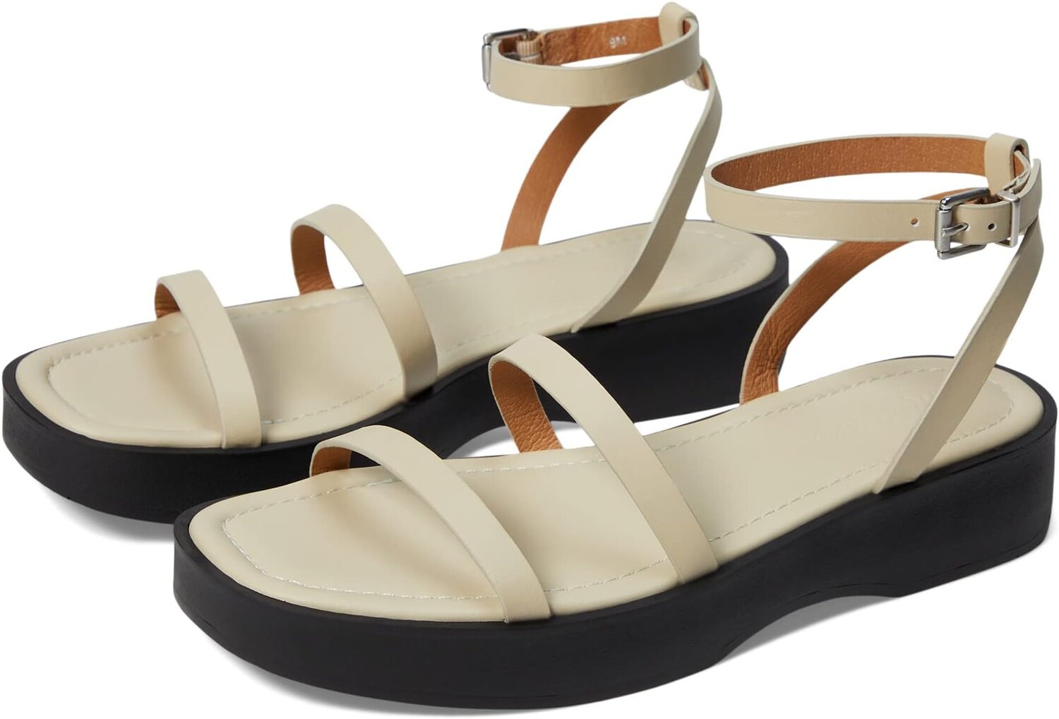 

Сандалии на плоской подошве Double Strap Sandal Madewell, цвет Summer Dune