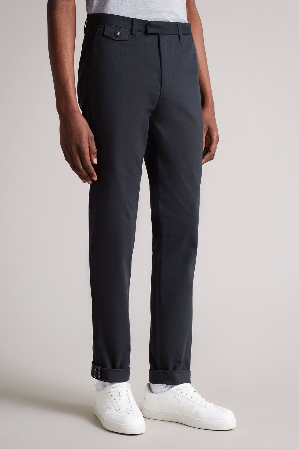 

Узкие брюки-чиносы Genay Ted Baker, синий