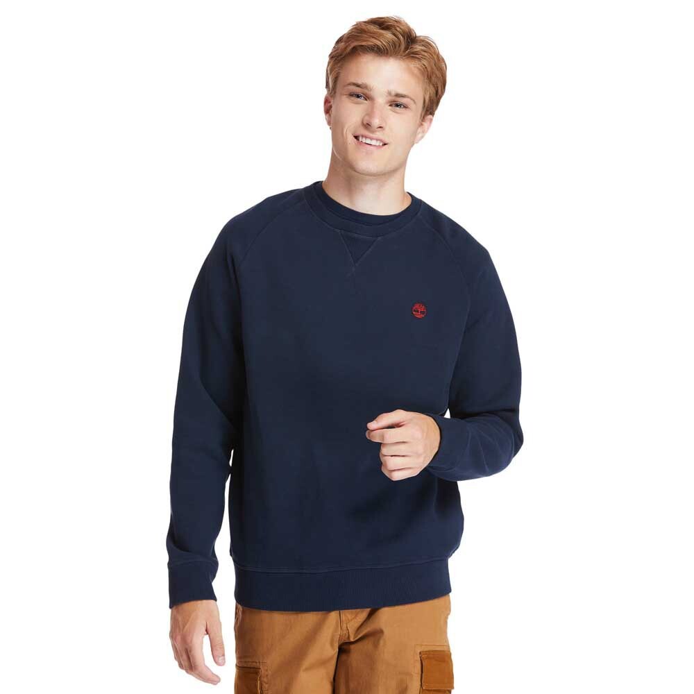 

Толстовка Timberland Exeter River Basic Brushed Back Crew Regular, синий