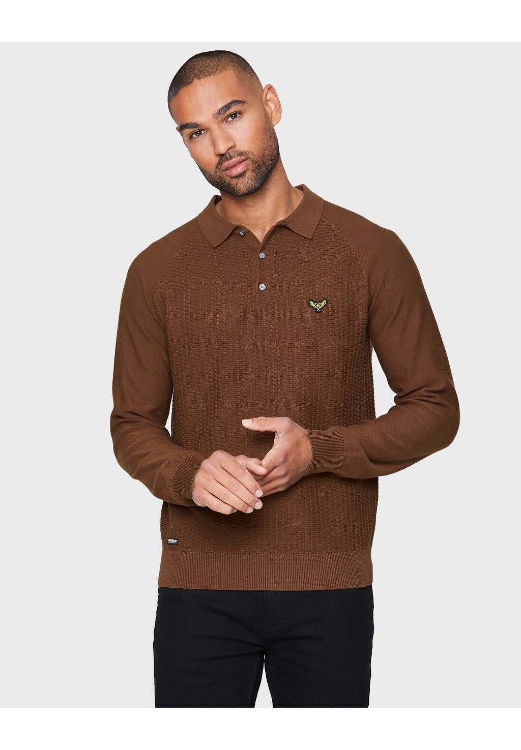 

Вязаный свитер THORTON Threadbare, цвет auburn