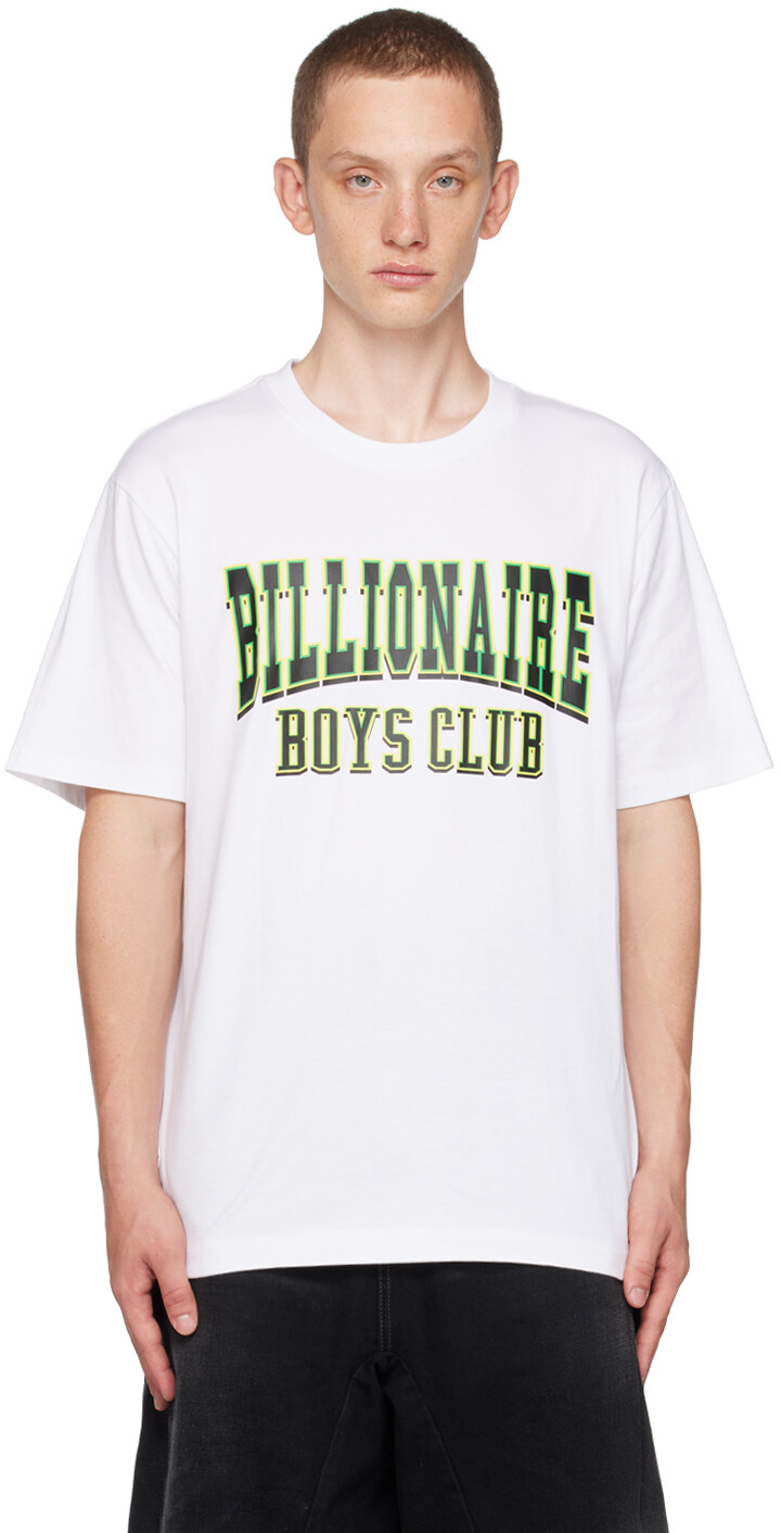 

Белая университетская футболка Billionaire Boys Club, Белый