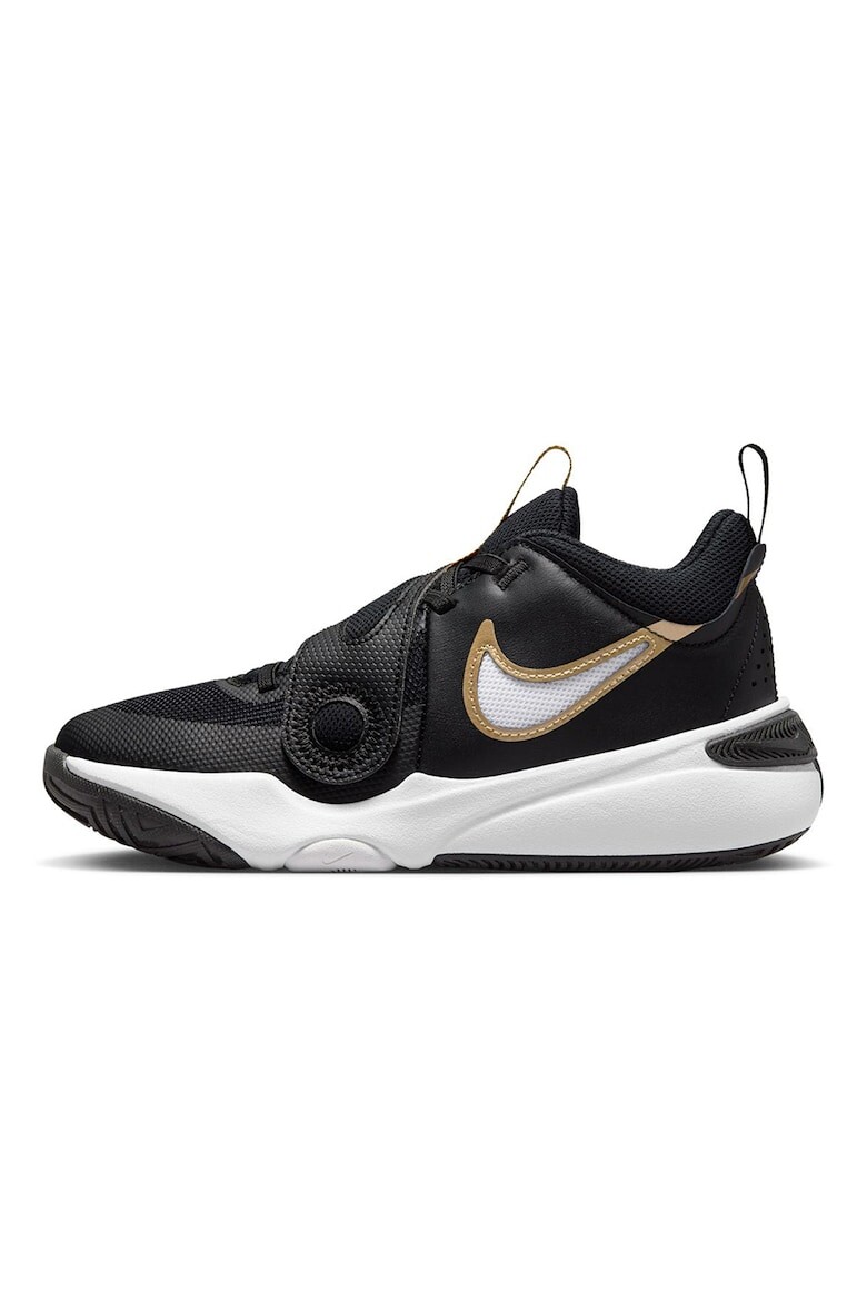 

Кожаные баскетбольные кроссовки Team Hustle Nike, желтый