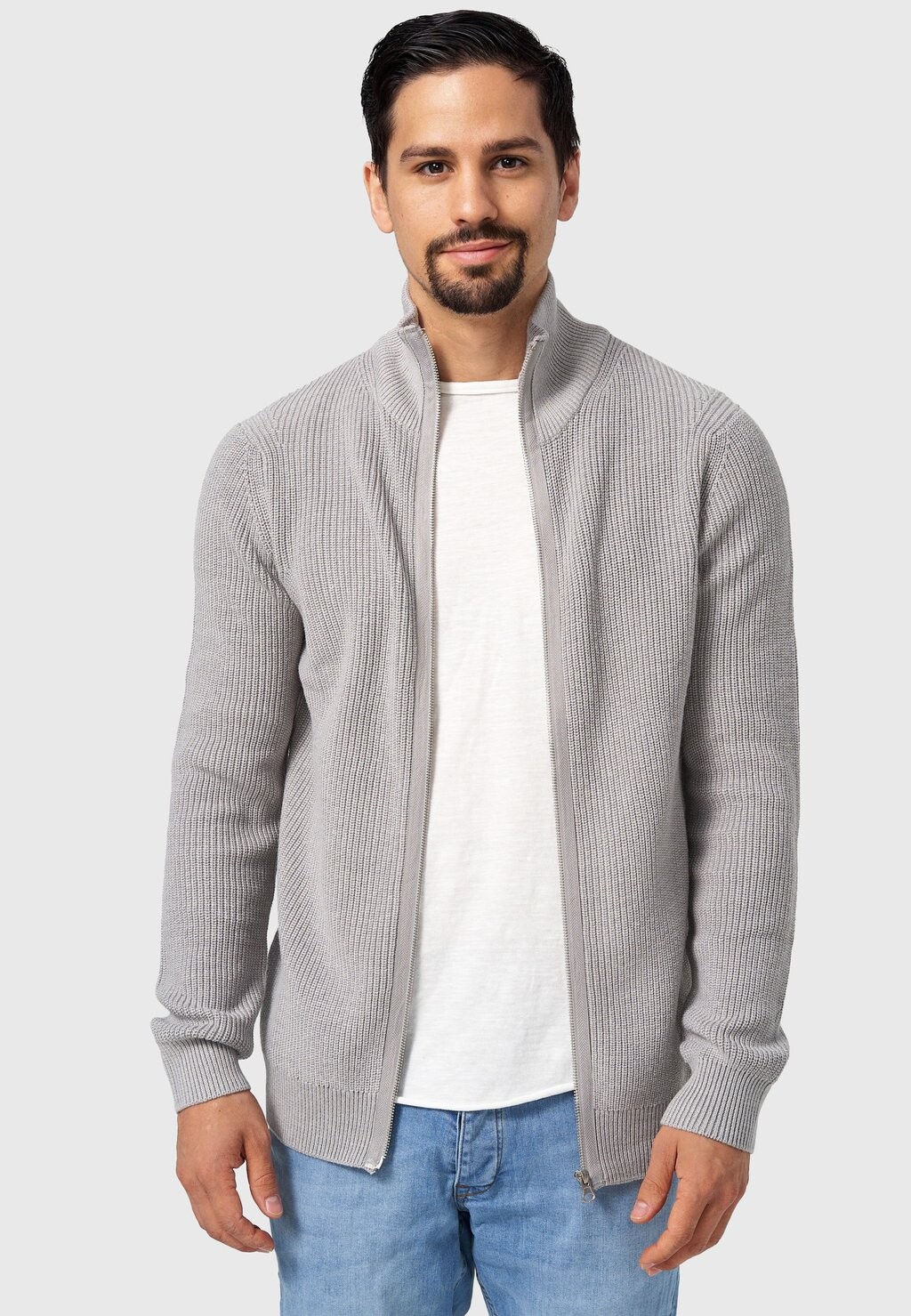 

Кардиган DODSON INDICODE JEANS, цвет lt grey mix