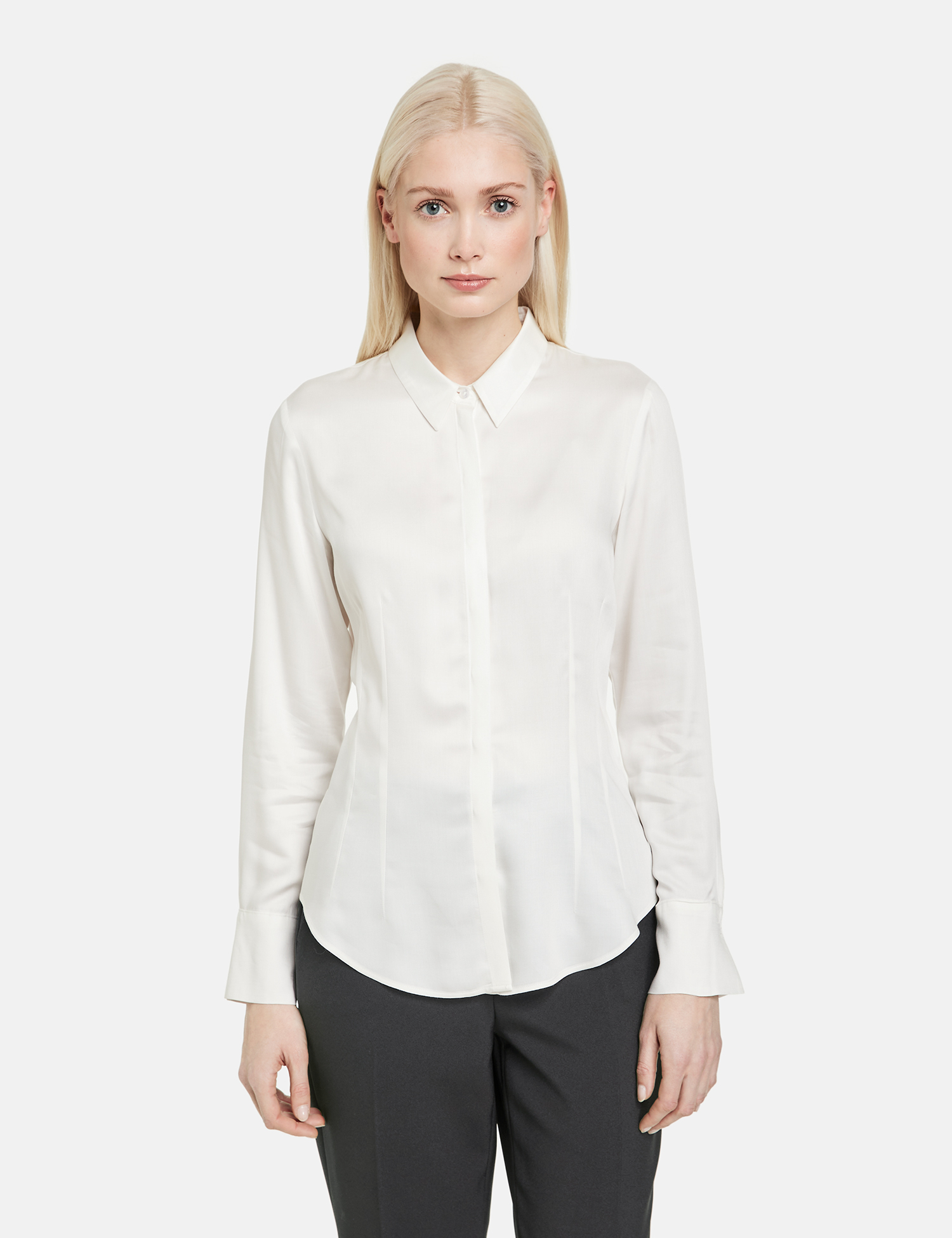 Блуза TAIFUN Langarm, белый
