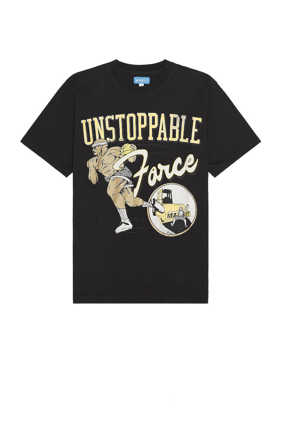 

Футболка Market Unstoppable Force T-shirt, цвет Washed Black