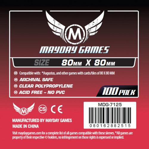 

Карточная игра Mayday Games Mayday Sleeves: Medium Square (100)