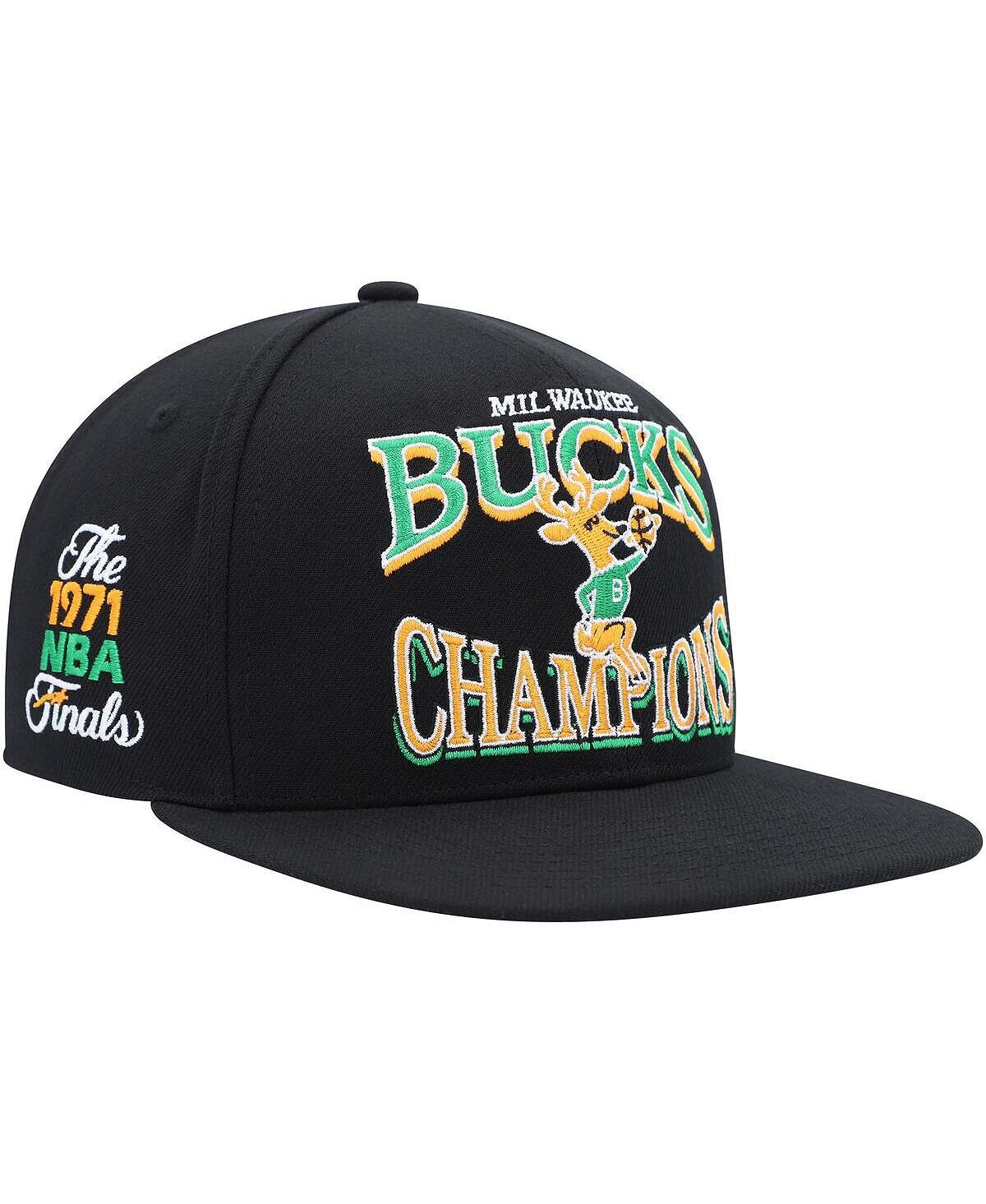 

Мужская черная кепка Milwaukee Bucks Hardwood Classics SOUL Champions Era Diamond Snapback Mitchell & Ness