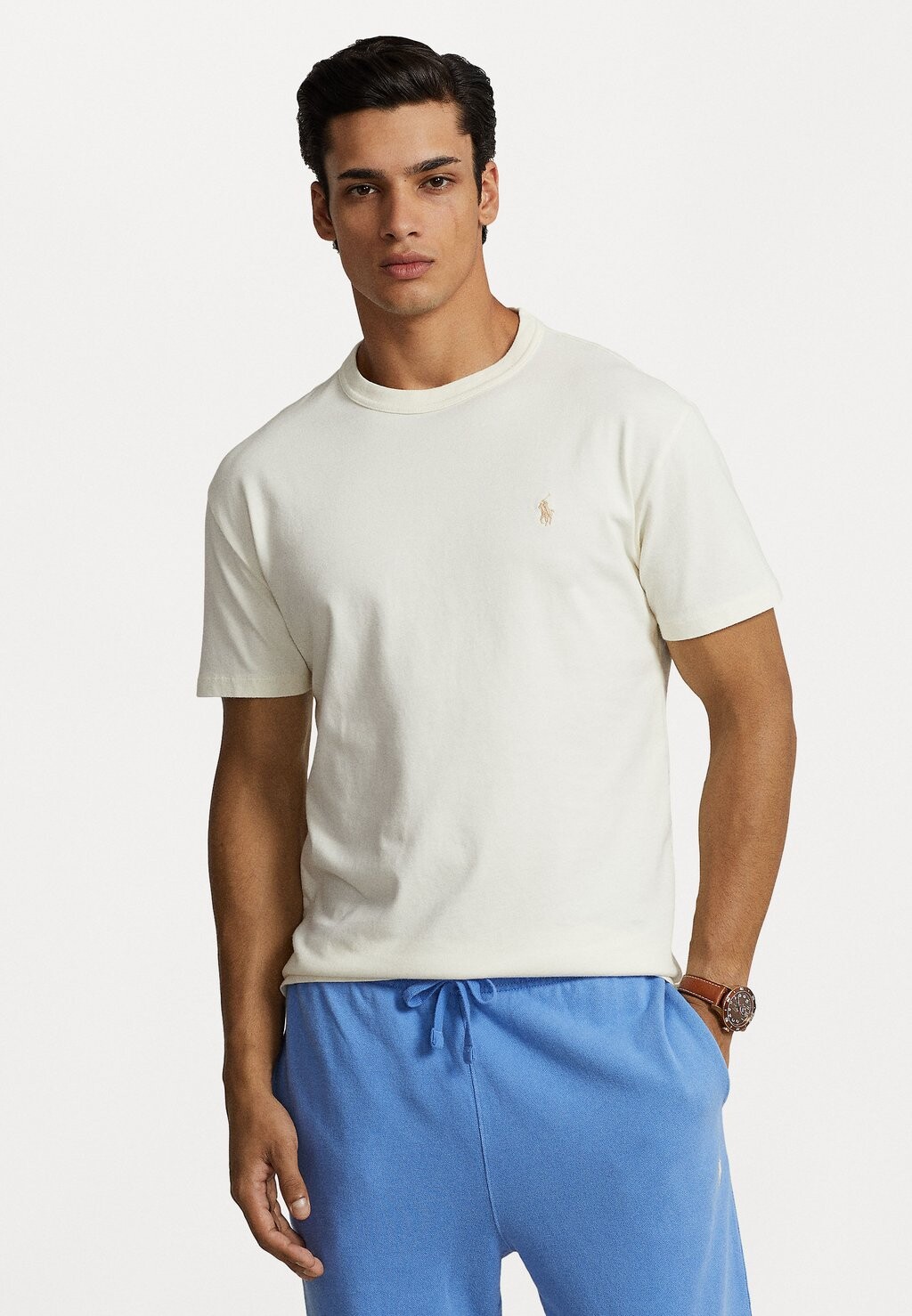 

Базовая футболка Polo Ralph Lauren, молочный