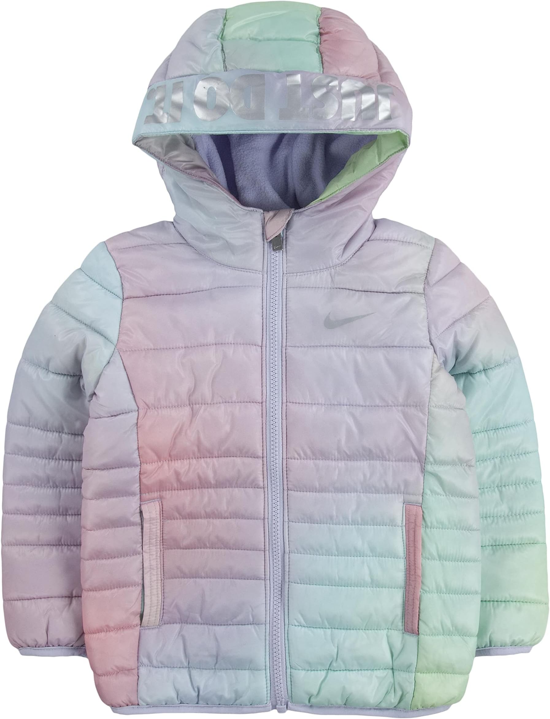 

Куртка Nike Just Do It Printed Puffer Jacket, цвет Blue Void