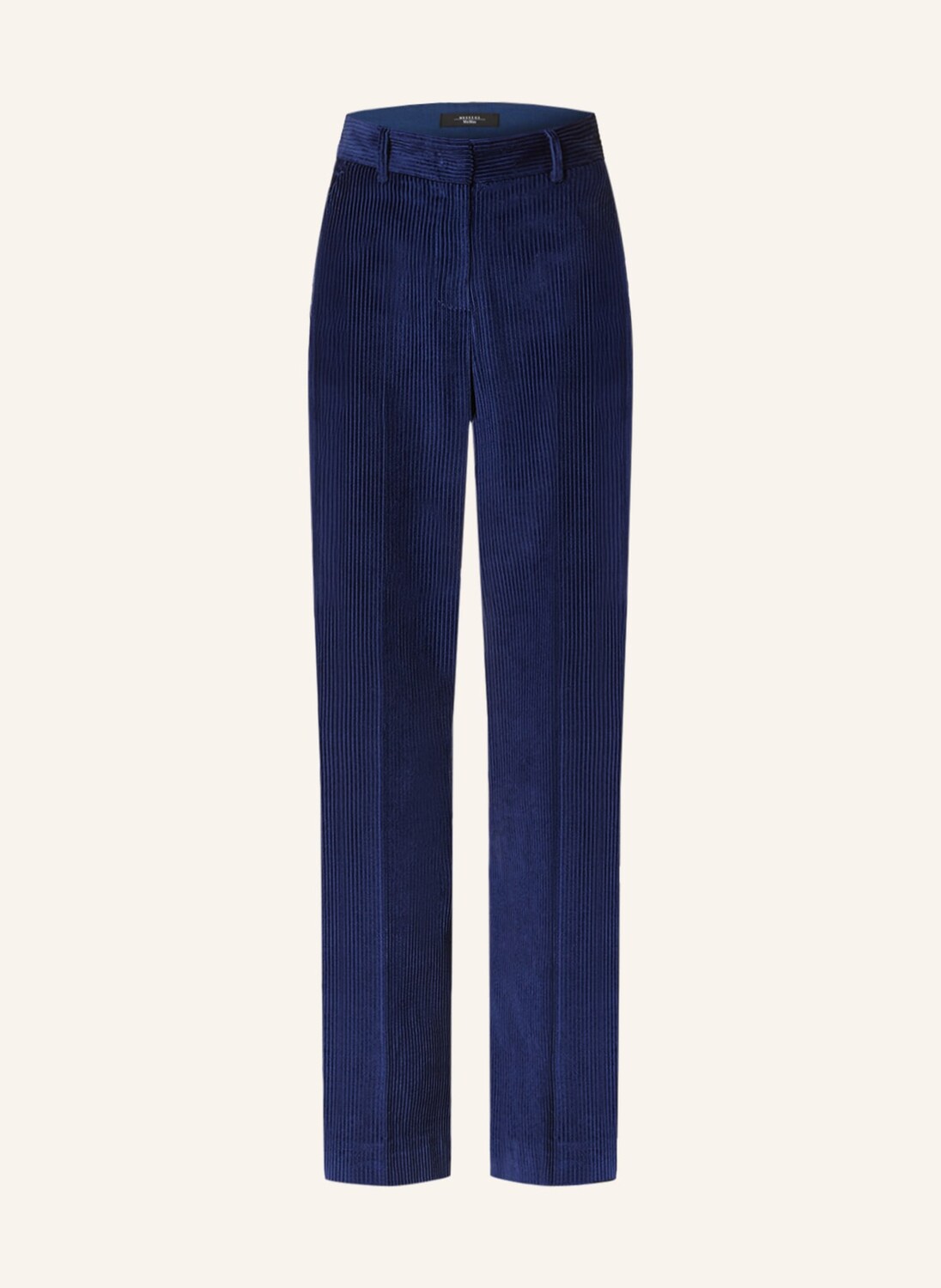 

Брюки марлен WEEKEND MaxMara TANIA aus Cord, темно-синий