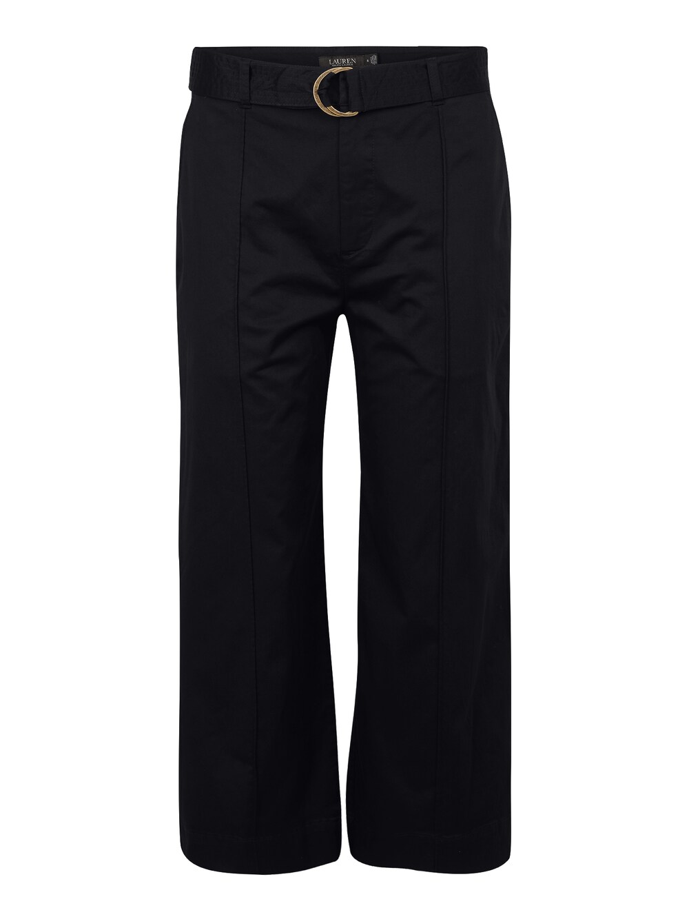 Широкие брюки Lauren Ralph Lauren BRIENDA, черный трикотажные широкие брюки lauren leset черный