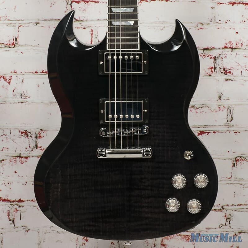 

Электрогитара Gibson SG Modern Electric Guitar Transparent Black Fade