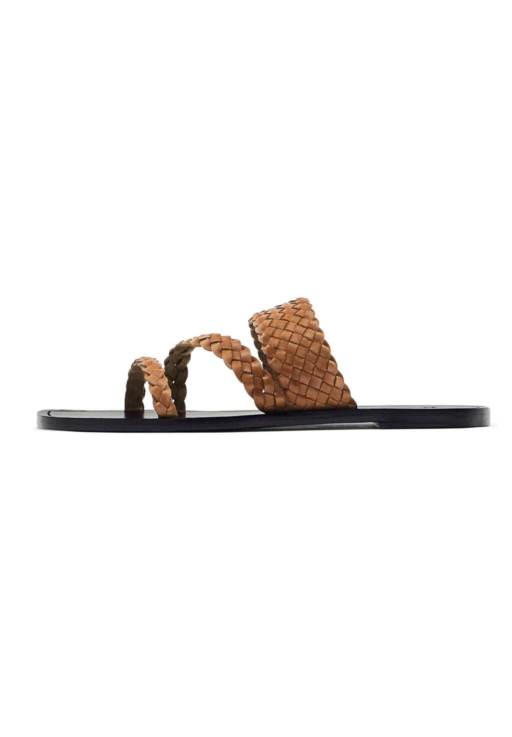 

Тапочки VAMP PLAITED Massimo Dutti, светло-коричневый