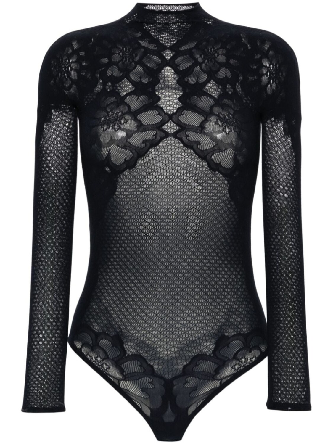 

Wolford кружевное боди, синий