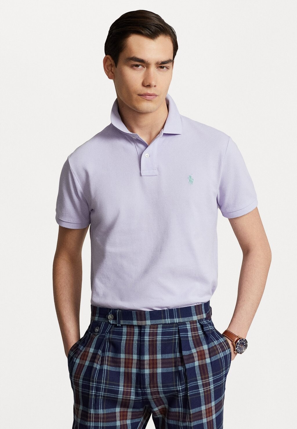 

Поло КОРОТКИЙ РУКАВ Polo Ralph Lauren, фиолетовый цветок