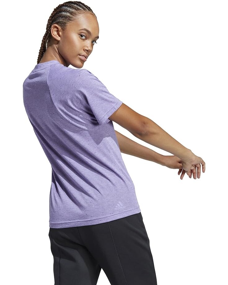 

Футболка Adidas Future Icons Winners 3.0 Tee, цвет Violet Fusion Melange/White