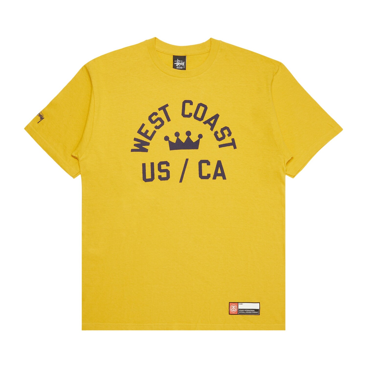 

Футболка Stussy West Coast Crown US/CA Горчичный, Желтый