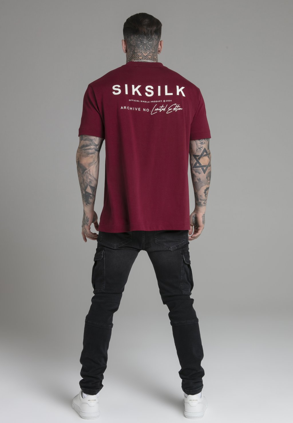 

Футболка с принтом Limited Edition SIKSILK, цвет burgundy